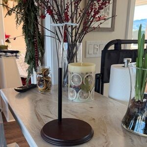 Chic Black and Brown Doll Stand